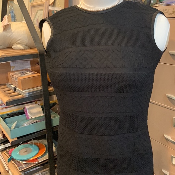 Vintage Boho Chic Black Hob-Nobber Naturally  Sleeveless Dress - Picture 5 of 9